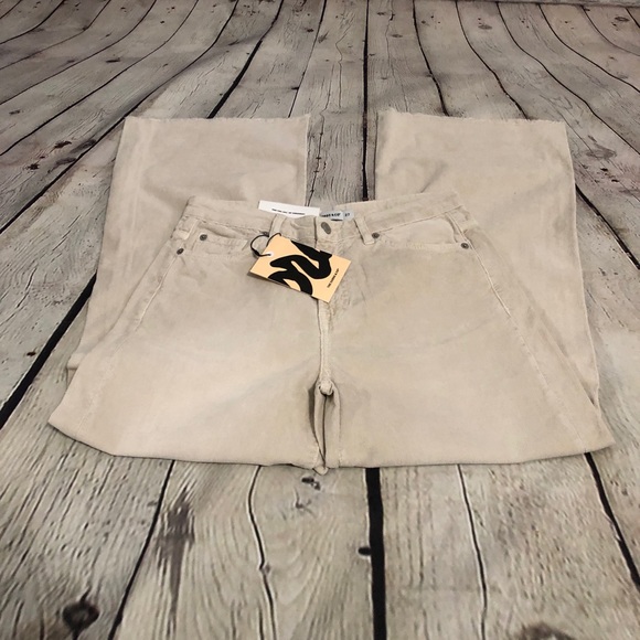 Oatmeal Corduroy Pants The Cords & Co Sofia - Picture 1 of 8